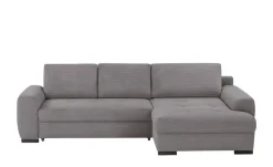 bobb Ecksofa in kuscheligem Cordstoff Soumia | rechts, Grau
