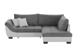 bobb Ecksofa Krissy | Steingrau, Silbergrau, rechts