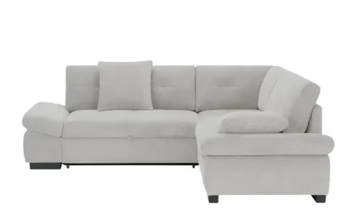 bobb Ecksofa Lindsay | Grau, rechts | Möbel Höffner