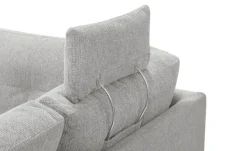 bobb Ecksofa Lindsay | Grau, rechts | Möbel Höffner