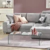 bobb Ecksofa  mit pflegeleichtem Bezugsstoff  Arissa de Luxe  | Grau, rechts