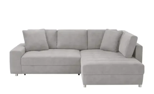 bobb Ecksofa  mit pflegeleichtem Bezugsstoff  Arissa de Luxe  | Grau, rechts