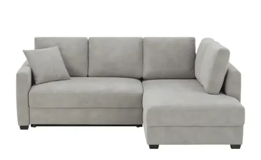 bobb Ecksofa  mit pflegeleichtem Bezugsstoff  Lisa de Luxe  | Grau, rechts