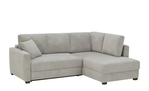bobb Ecksofa  mit pflegeleichtem Bezugsstoff  Lisa de Luxe  | Grau, rechts