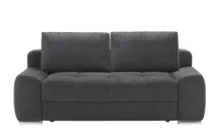 bobb Einzelsofa Eleny de Luxe II | Anthrazit, Flachgewebe