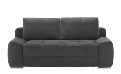 bobb Einzelsofa Eleny de Luxe II | Anthrazit, Flachgewebe