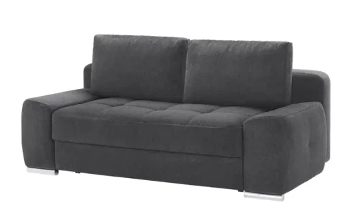 bobb Einzelsofa Eleny de Luxe II | Anthrazit, Flachgewebe