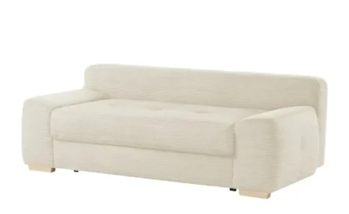 bobb Einzelsofa Eleny de Luxe II | Creme, Cordstoff