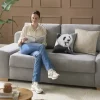 bobb Schlafsofa mit pflegeleichtem Bezugsstoff  Eleny | Grau