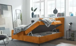 Boxbett mit Bettkasten Melrose | Orange | Möbel Höffner