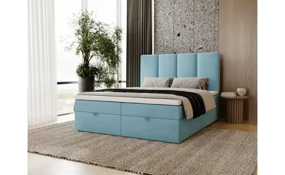 Boxbett mit Stauraum Macclesfield | 208 cm, 141 cm