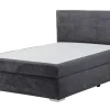 Boxbett Moseley | Grau, Matratze mit Bonnellfederkern