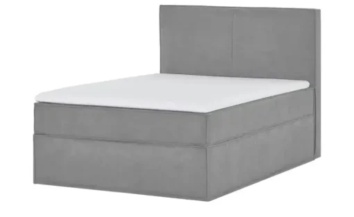 Boxi Boxspringbett 140 x 200 cm mit trendigem Keder Boxi Urban | Hellgrau, 140 cm
