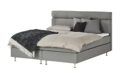 Boxspringbett Fero | Dunkelgrau, H2 | Möbel Höffner