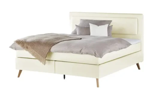 Boxspringbett Gorge | Weiß, H2 & H3 | Möbel Höffner