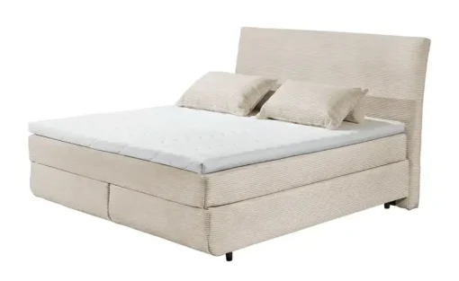 Boxspringbett Kent | Creme | Möbel Höffner