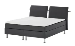 Boxspringbett Krom | Dunkelgrau, H2 & H3 | Höffner