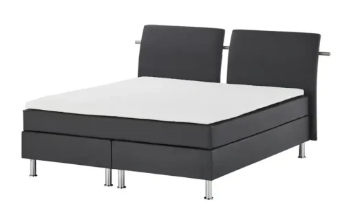 Boxspringbett Krom | Dunkelgrau, H2 & H3 | Höffner