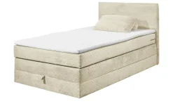 Boxspringbett Lumb | 120 cm, Creme | Möbel Höffner