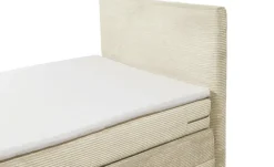 Boxspringbett Lumb | 120 cm, Creme | Möbel Höffner