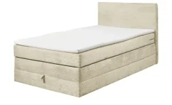 Boxspringbett Lumb | 120 cm, Creme | Möbel Höffner