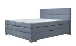 Boxspringbett Manon | 160 cm, Grau | Möbel Höffner