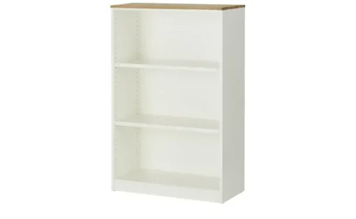 Büroregal SOLIDLine | Weiß, 80 cm | Möbel Höffner
