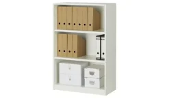 Büroregal SOLIDLine | Weiß, 80 cm | Möbel Höffner