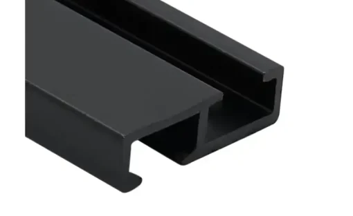 buchheister Vorhangschiene Level 1-Lauf | Schwarz, 100 cm