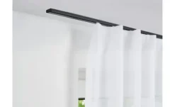 buchheister Vorhangschiene Level 1-Lauf | Schwarz, 100 cm