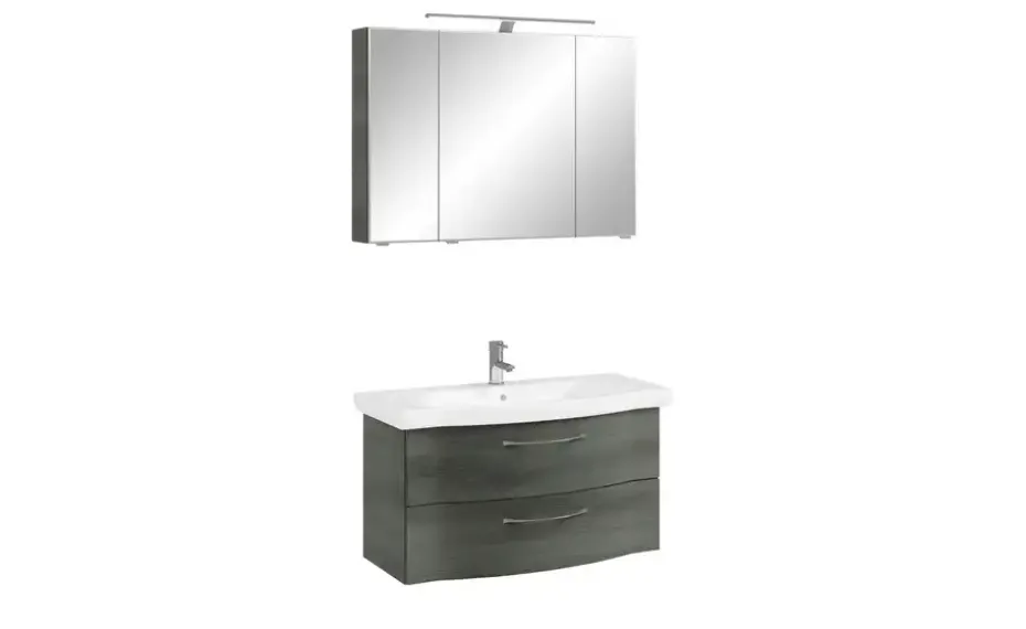 calmo Badezimmerkombination Rovana | Graphit | Höffner
