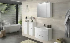 calmoquick Spiegelschrank Veri | 80 cm, Weiß | Höffner