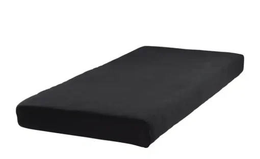 como Feinjersey-Spannbettlaken 2010 | Schwarz, 90x200 cm