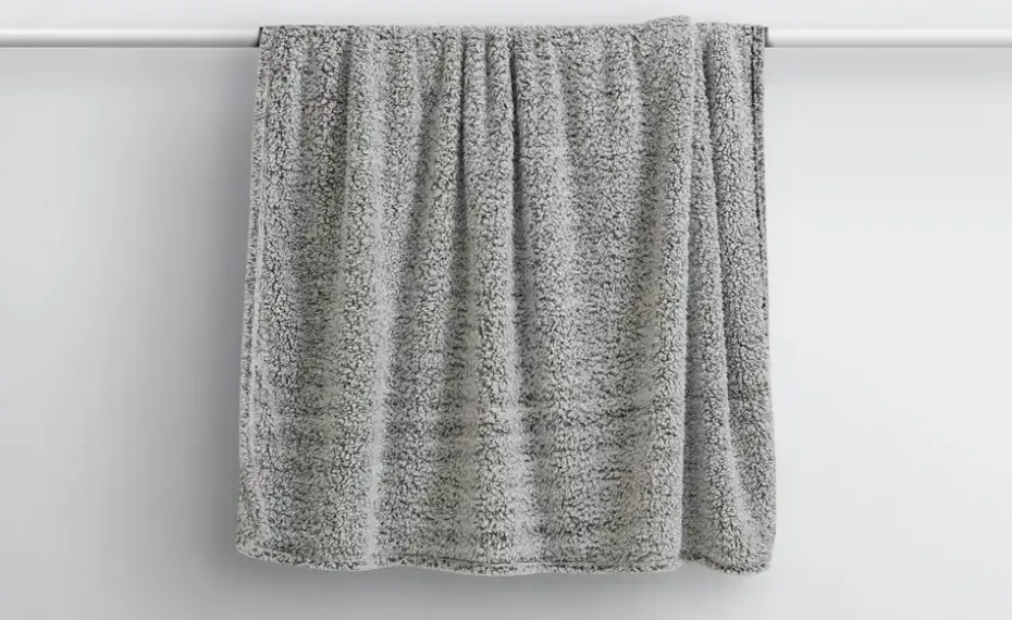 como Fleecedecke Teddy | Grau | Möbel Höffner