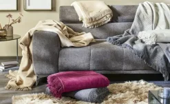 como Jacquard-Decke Flow | Beige, Braun | Möbel Höffner