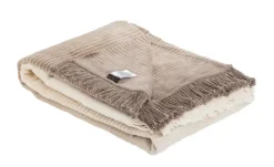 como Jacquard-Decke Flow | Beige, Braun | Möbel Höffner