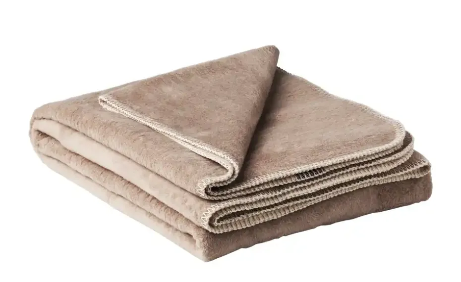 como Jacquard-Wendewohnplaid Hanna | Taupe, Sand
