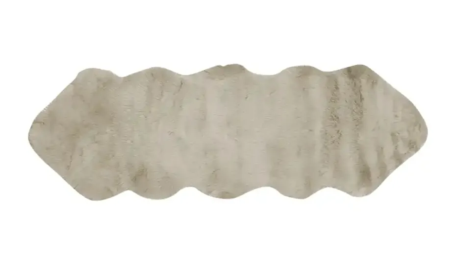 como Kunstfell Long Shape | Creme, 60x180 cm | Höffner