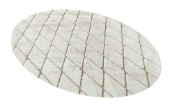 como Kurzflorteppich Cross Soft | Ø 160 cm, rund