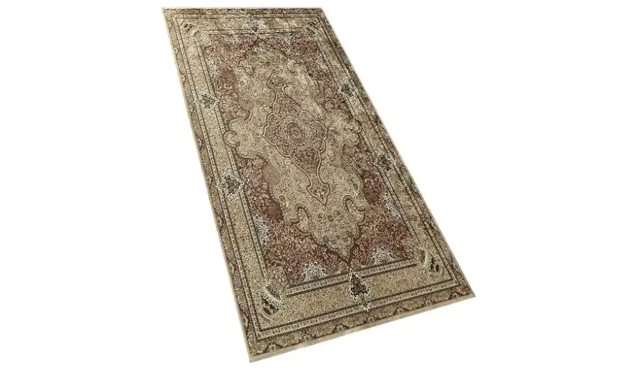 como Kurzflorteppich Flat Beauty Oriental | Goldfarben, Rot, 80x150 cm