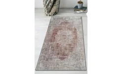 como Kurzflorteppich Flat Beauty | Terracotta, 80x150 cm