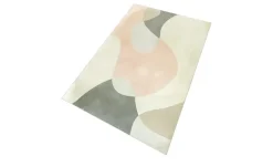 como Kurzflorteppich Retro | 120x160 cm, Rosé, Creme