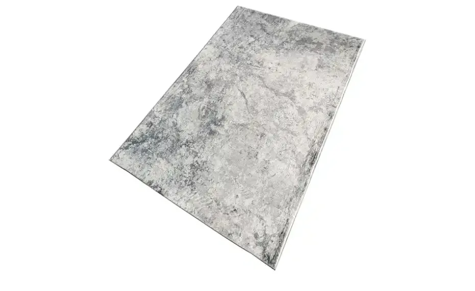 como Kurzflorteppich Velvet | Silbergrau, 140x200 cm