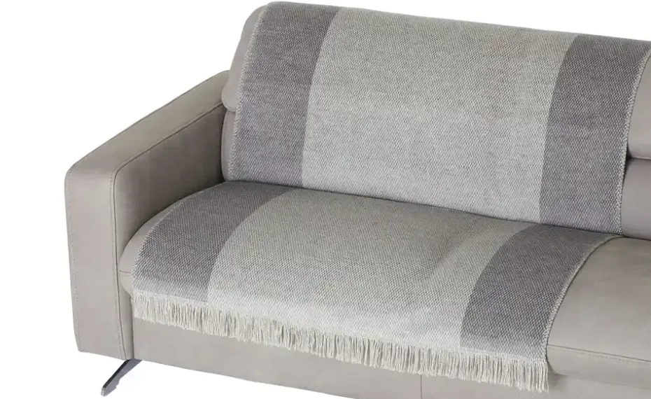 como Sofaläufer Uni | Hellgrau, Dunkelgrau | Höffner