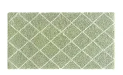 como Tuft-Teppich Mesh | Grün, Beige, 80x150 cm