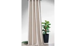 como verdunklungs thermo 245 x 135 cm (HxB) Ösenschal | Natur