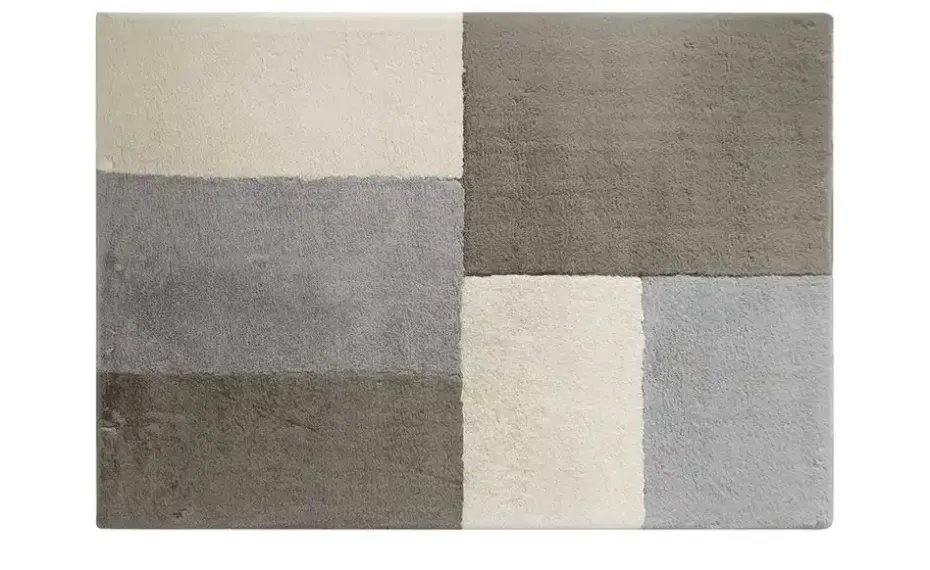 como Webteppich Bunny Patchwork | 140x200 cm, Beige, Braun