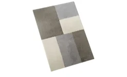 como Webteppich Bunny Patchwork | 140x200 cm, Beige, Braun