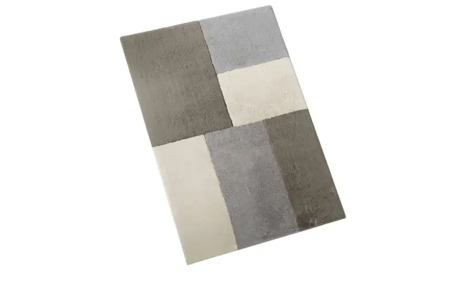 como Webteppich Bunny Patchwork | 140x200 cm, Beige, Braun