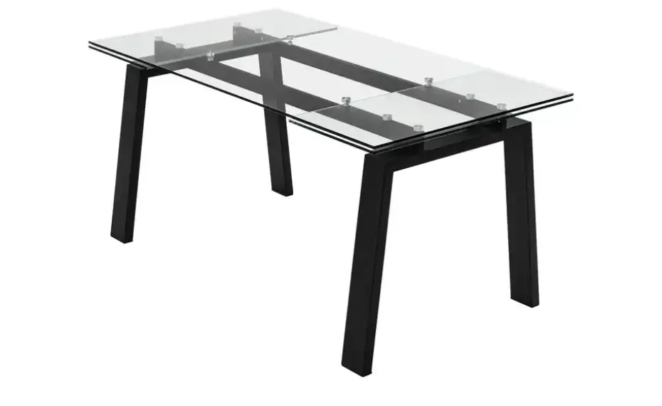 Connubia Esstisch Zeffiro | 140 cm, Schwarz, matt